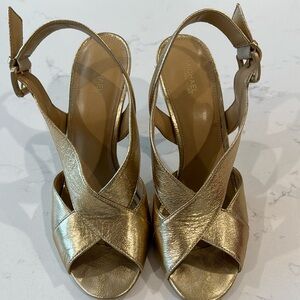 Michael Kors Gold Shoes
